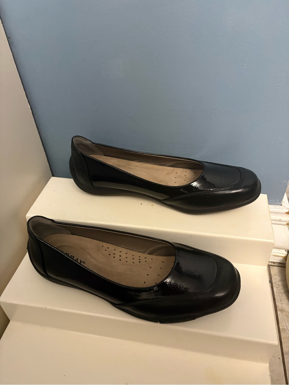 Array Black Patent Leather Women's Flats